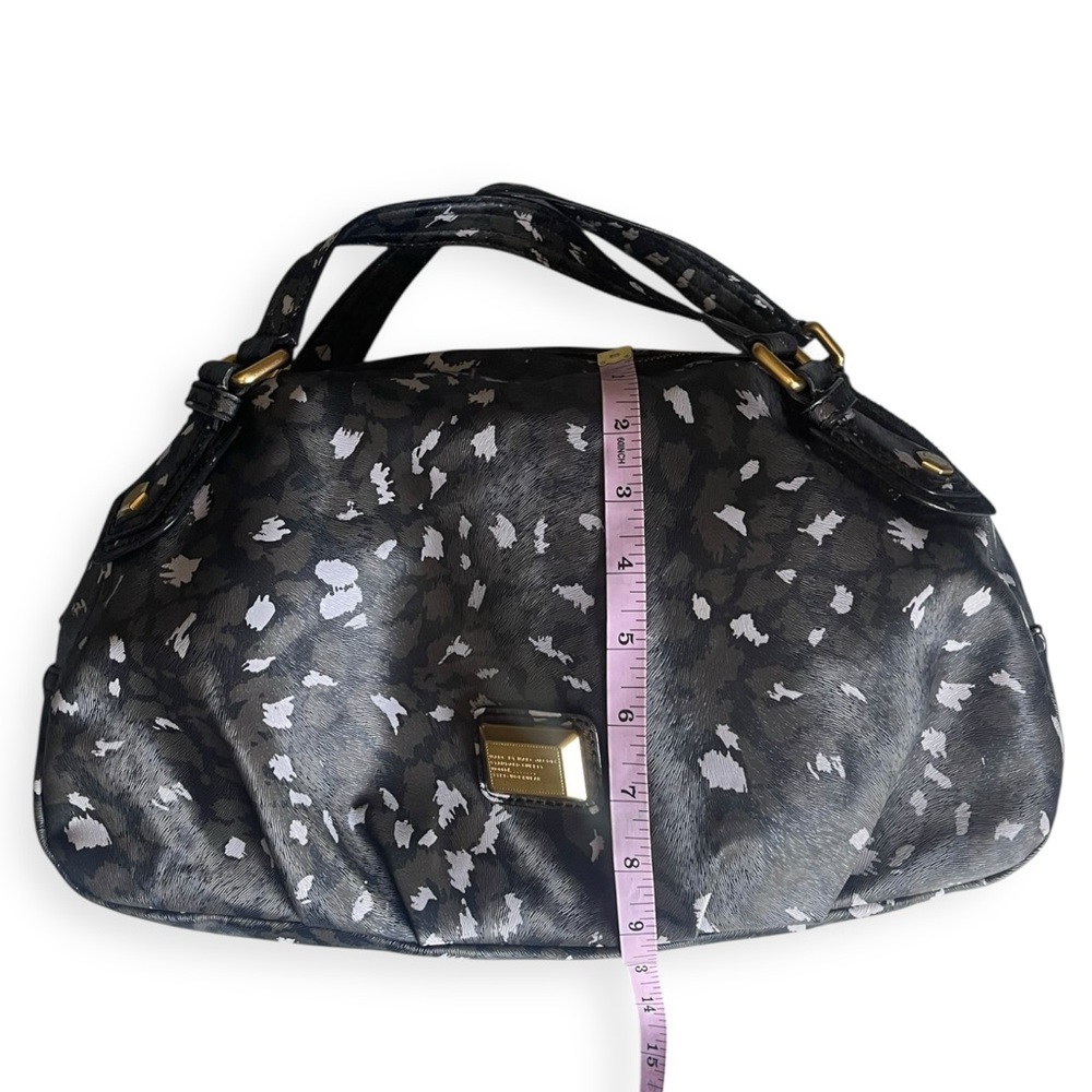 Marc Jacobs Black and Gray Hobo Bag with Metallic Accents - Picture 9 of 11